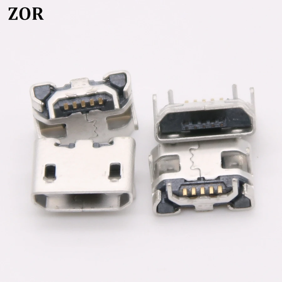 100pcs/Lot Micro Usb Connector Charging Port For ASUS Memo Pad 7 ME170C for Lenovo IdeaTab A2109A