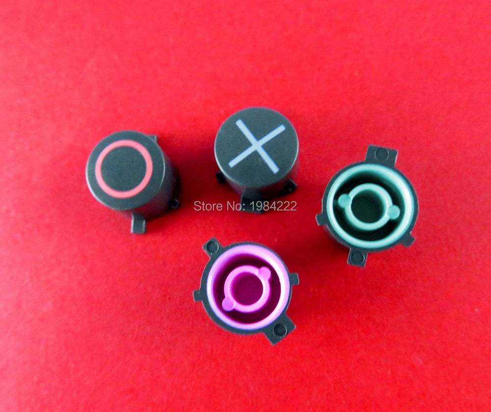 ซ่อมเปลี่ยนปุ่มสําหรับ Sony Playstation DS4 PS4 Gamepad Controller วงกลมสามเหลี่ยม ABXY ปุ่ม
