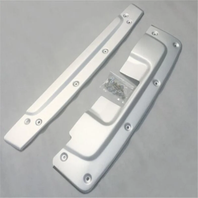 2PCS Aluminum alloy Front & Rear Bumper Protector Skid Plate Cover Trim For Honda CRV CR-V 2010 2011