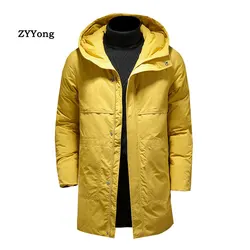 Autumn Winter 2020 Warm Men Jacket Coats Hooded Casual Thicken Parka Windproof Cotton-padded Clothes Men's Coat Size M-4XL