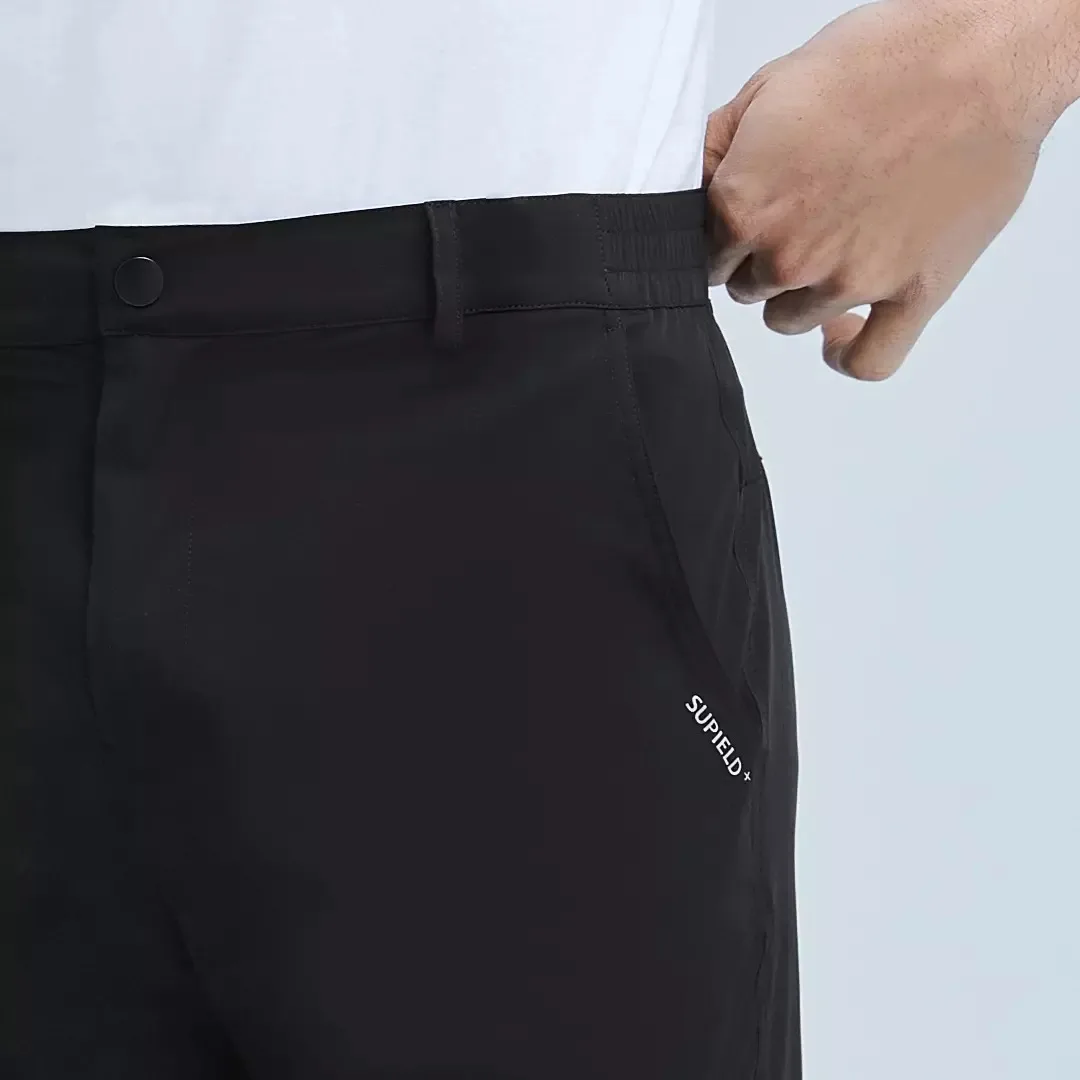 Youpin SUPIELD Cool Feeling Casual Pants Men Summer Trousers Comfortable Ice Fabric Solid Color Business Slim Fit Straight Pants