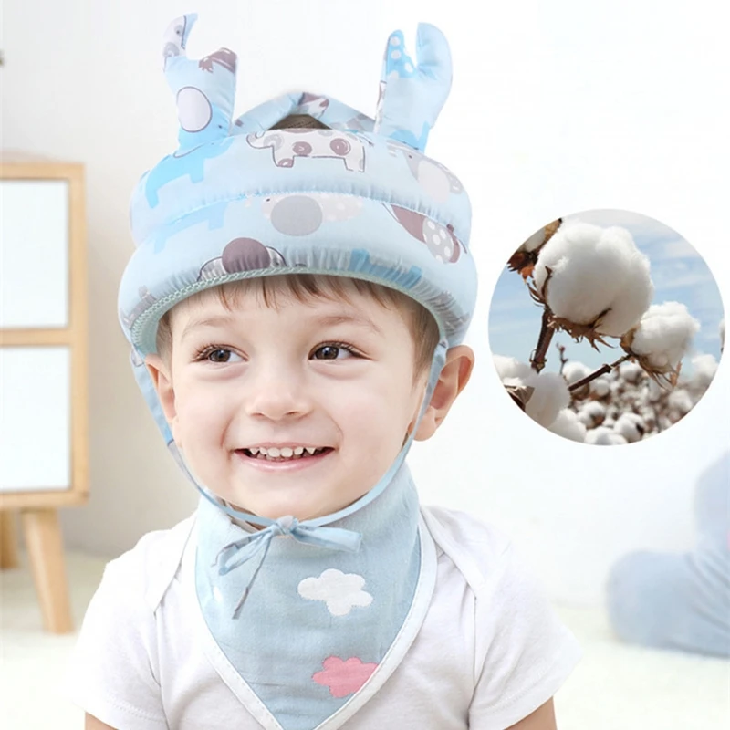 Baby Head Protector Hoed Ademend Veiligheidshelm Anti-Shock Hoofdbescherming Cap Verstelbare Hoofdbeschermer Voor Peuters Zuigeling