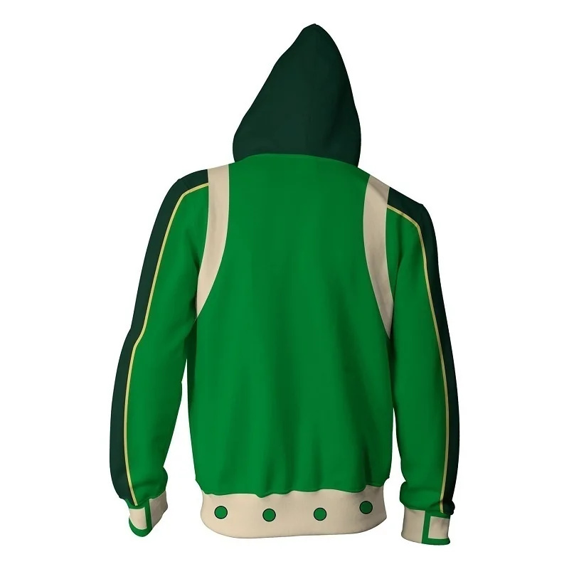 Anime Boku No Hero Academia My Hero Academia Cosplay Costume Hoodies Sweatshirts Tsuyu URARAKA All Might Jacket Casual Coat