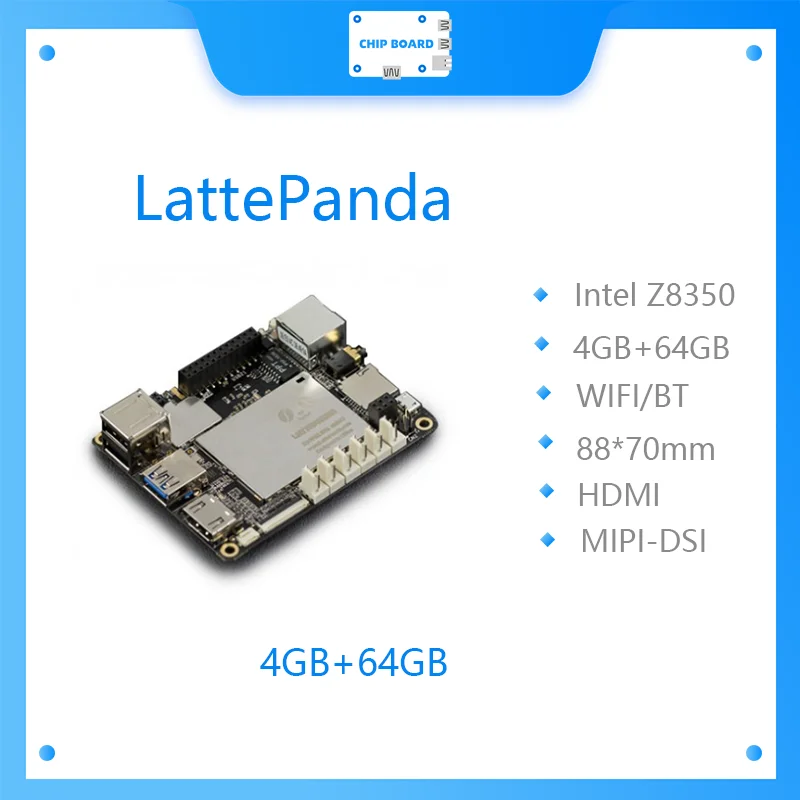 

LattePanda V1.0 - A Powerful Windows 10 Mini PC 4GB/64GB