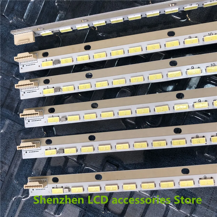 Strip lampu latar LED 535MM LED 54LED untuk LG KDL-42R500A 0062A 0103A TX-L42DT60 42LA644V 42LA641S 42LA6400 42 ''V13 Edge