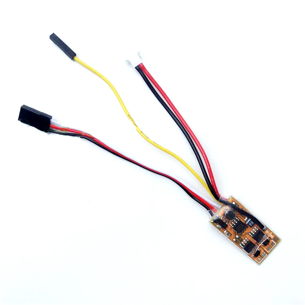 For RC Airplane/Boat Accessories 1pcs 2CH Single-way Brushed ESC Double Motor Differential Mix Controlling Speed Controller