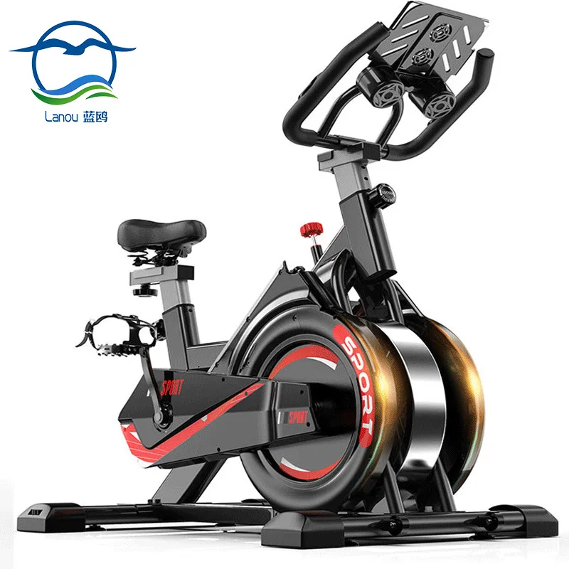 Black And White Home Ultra-quiet Sports Magnetron Fitness Indoor Cycling Bikes