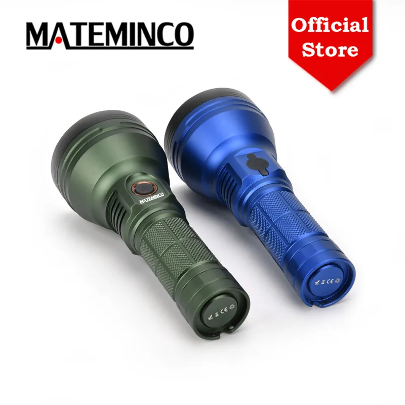 MATEMINCO-linterna LED MT35 Mini SFT40, linterna recargable por USB tipo C, de largo alcance, para defensa personal, 2200lm, 1300m