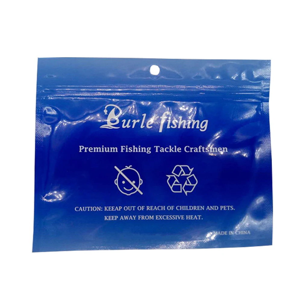 iLure 100pcs/lot Fishing Lures Bag Ziplock 8cm/15cm/17cm Self Seal Zipper Plastic Retail Packing Poly Bag