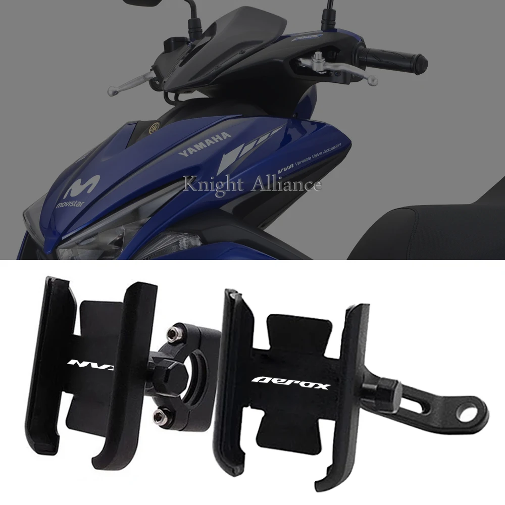 

For YAMAHA NVX155 AEROX155 NVX AEROX 155 2015 - 2019 Motorcycle Handlebar GPS Universal Phone Holder Navigation Bracket