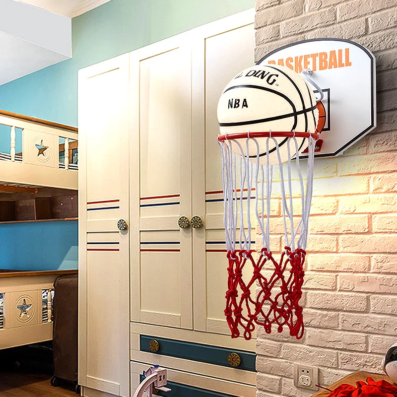 Children Wall Lamp Led Basketball Wall Lights for Kids Bedroom Lamps Deco Sconce Wall Light Fixtures Loft Living Room Wall+lamps