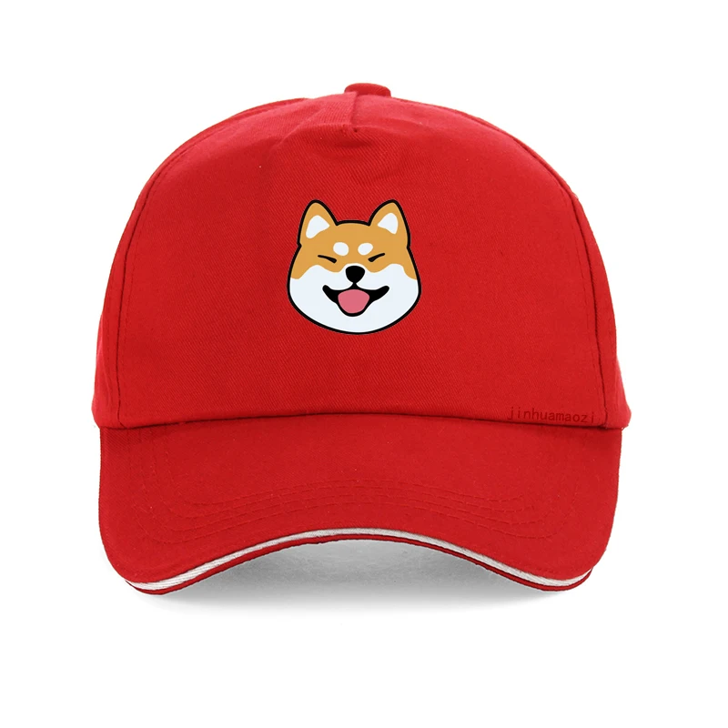 Sombrero de béisbol con estampado de perro Shiba Inu para hombre y mujer, gorra de béisbol con estampado de dibujos animados, estilo hip hop,