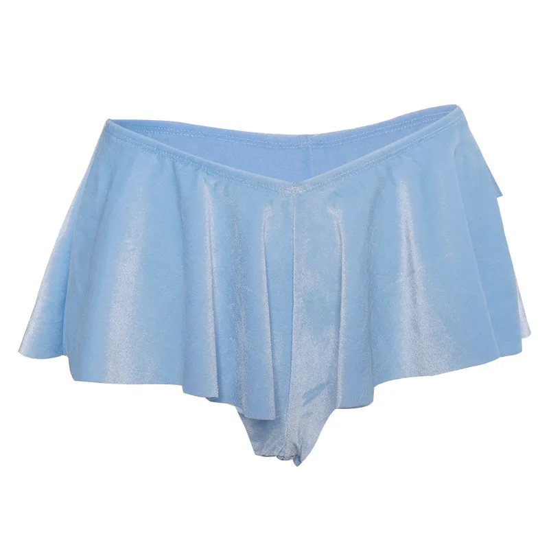 Sexy Driehoek Losse Vrouwen Mini Rok Broek Dames Mode Witte Lage Taille Korte Rokken Dansen Rok Vrouwen Kleding Shorts 2021