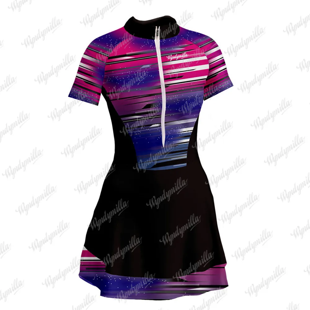 Wyndymilla Vestidinho Saia Feminino Saia bike Triathlon Cycling Skirt Dress Skinsuit Maillot Ciclismo Sexy Mini little Dress