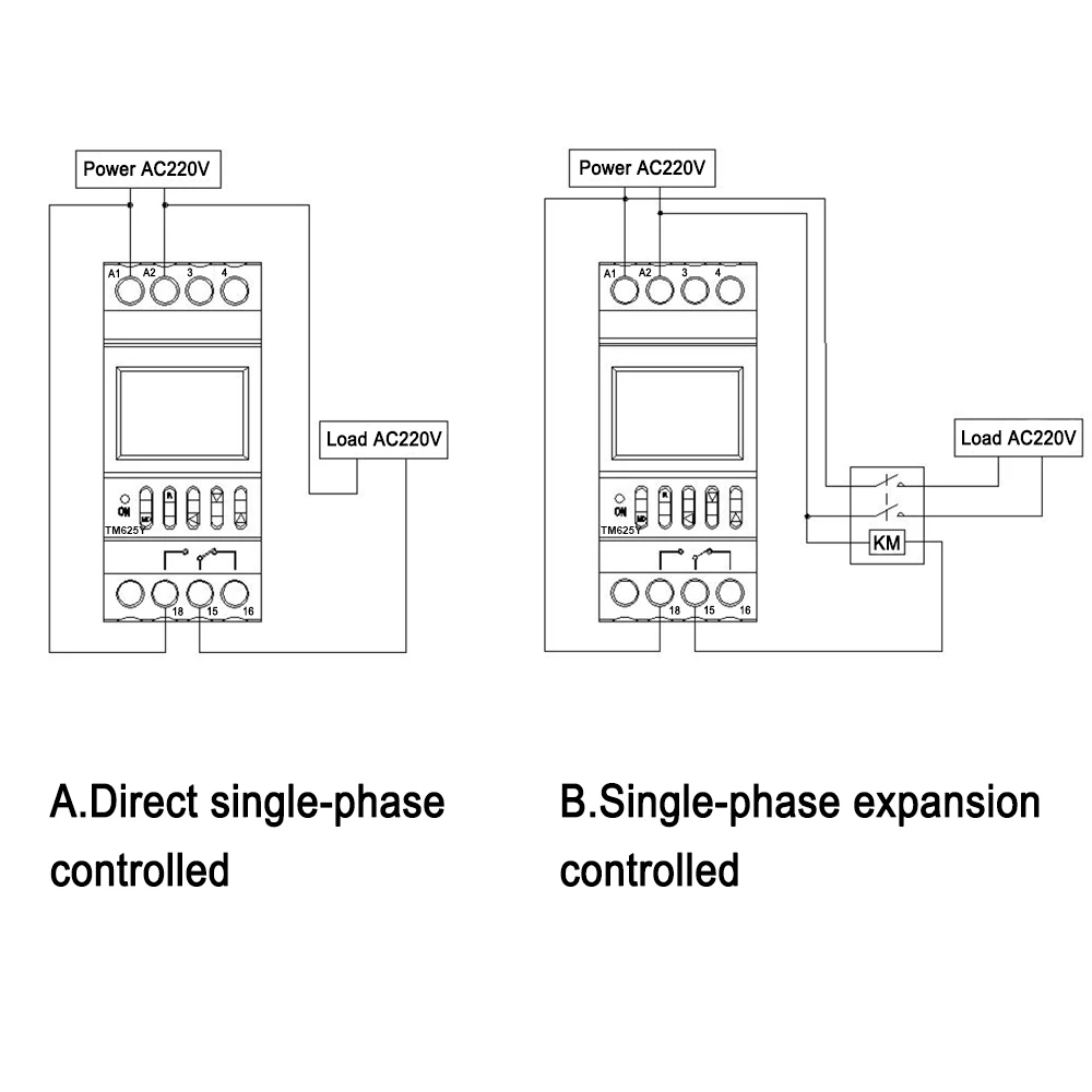 SINOTIMER Din Rail Digital Programmable Month Year Cycle Timer Switch Time Relay Automatic Loop Control Electronic AC 220V 230V