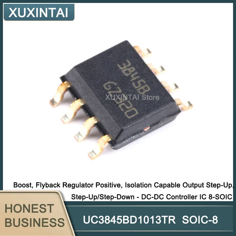 50Pcs/Lot  New Original UC3845BD1013TR Regulator Positive, Isolation Capable Output Step-Up, Step-Up/Step-Down - DC-DC Control