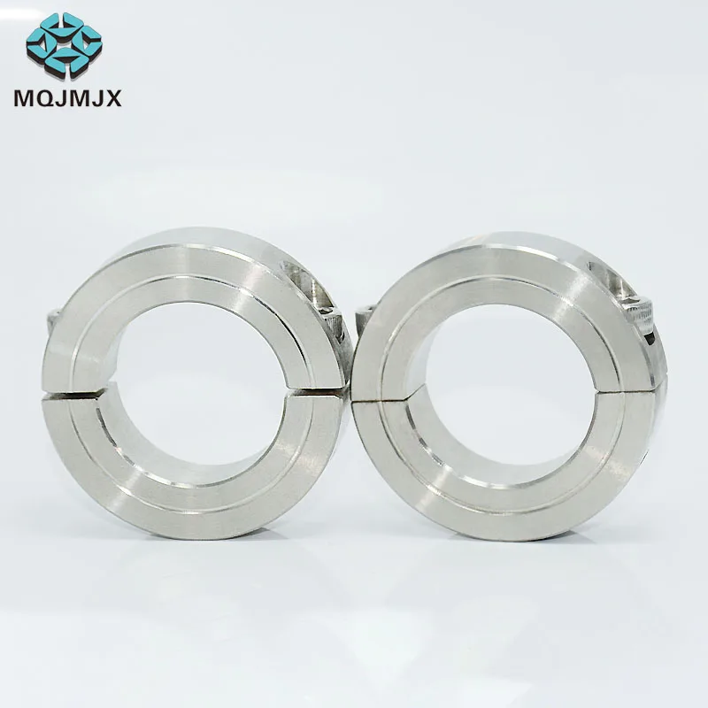 Gratis Verzending 1Pcs Split Type As Kraag Rvs Set Kraag As Aanpassing Ring Innerlijke Diameter3-80mm In Voorraad