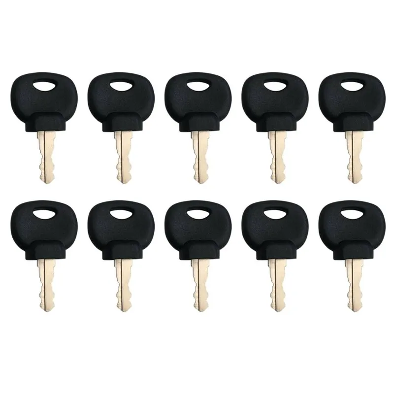 

10Pcs 14607 14707 Ignition Starter Switch Key For JCB 3CX For Bomag Hatz Manitou Tractor Excavator