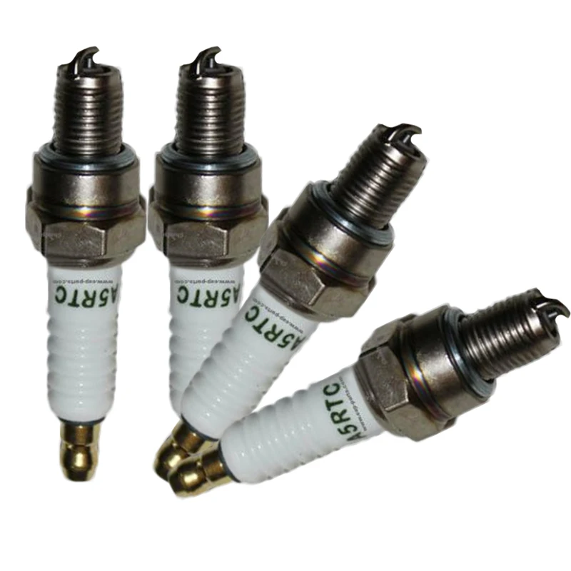 Vela de ignição pequena para motor, 4 unidades, para eu2000i a5rtc gx100 para honda aparador de grama acessórios para cortador de grama