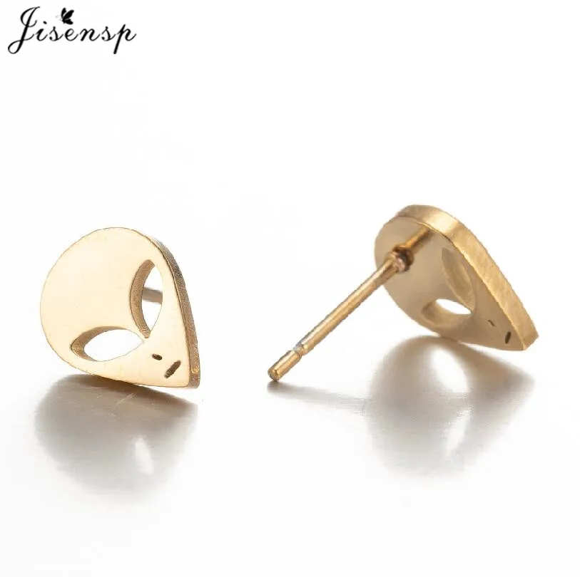 Lovely Stainless Steel Earrings for Women Fashion Jewelry 2026 Punk Paw Lighter Rocket Earings Spider Web Studs Christmas Gifts