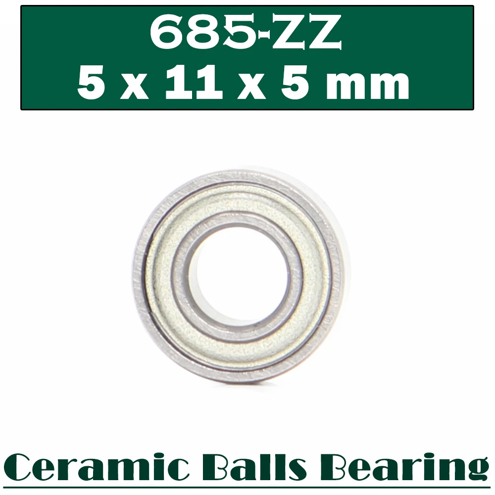 685 Hybrid Ceramic Bearing 5*11*5 mm ( 1 PC ) Industry Motor Spindle 685HC Hybrids Si3N4 Ball Bearings 3NC 685ZZ