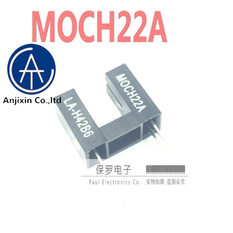 10Pcs 100% เดิมและใหม่ MOCH22A Photoelectric Switch Photocoupler Photoelectric Sensor ความกว้างสล็อต5Mmreal สต็อก