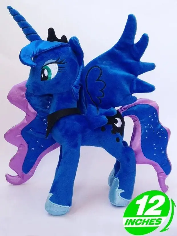 Anime Princess Luna Cartoon Horse Plush Doll Stuffed Toys 30CM