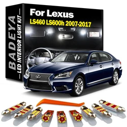 BADEYA-Kit de luz LED para Interior de coche, lámpara de tocador para puerta de maletero, Canbus, para Lexus LS460 LS600h, 2007-2015 2016 2017