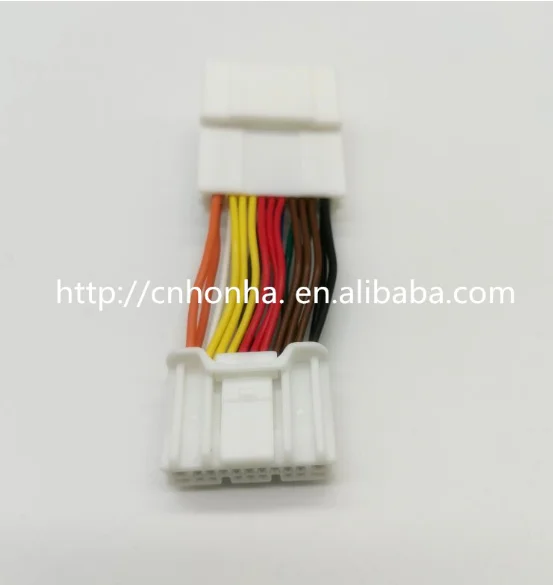 

20 pin male to female cable wire harness auto connector 18AWG 6cm 6098-5622 6098-5613