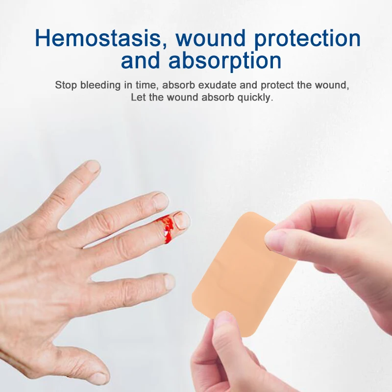 

50Pcs Sumifun Band-Aid Bandage Breathable Waterproof Soft First Aid Skin Wound Dressing Stop Bleeding Medical Gauze Care Plaster