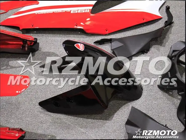 New ABS Motorcycle fairing Fit For Ducati 899 1199 Panigale 2012 2013 2014 Bodywork Injection mold red ACEKITS Store No.0096