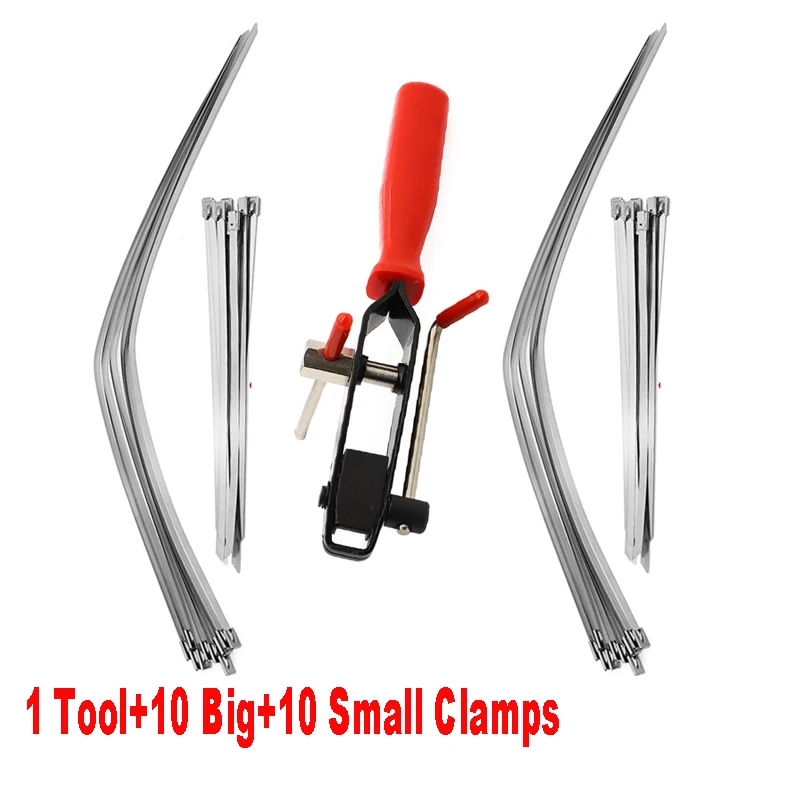 

Auto CV Joint Banding Boot Axle Clamp Tool and 20PCS CV Half Shaft Boot Band Buckle Clamps Repair Install Tools for ATV UTV