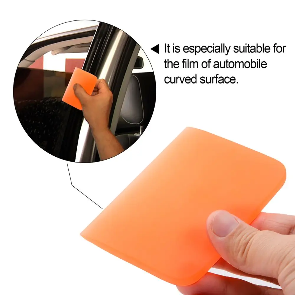 EHDIS Car Accessories Soft PPF Wrapping Squeegee Window Tinting Carbon Fiber Vinyl Protective Film Pasting Scraper Cleaning Tool