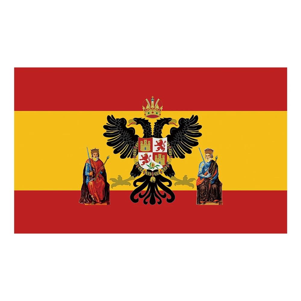 Flaga hiszpanii herb Toledo (hiszpania) 3x5FT 90x150cm 100D poliester z mosiężnymi przelotkami baner reklamowy