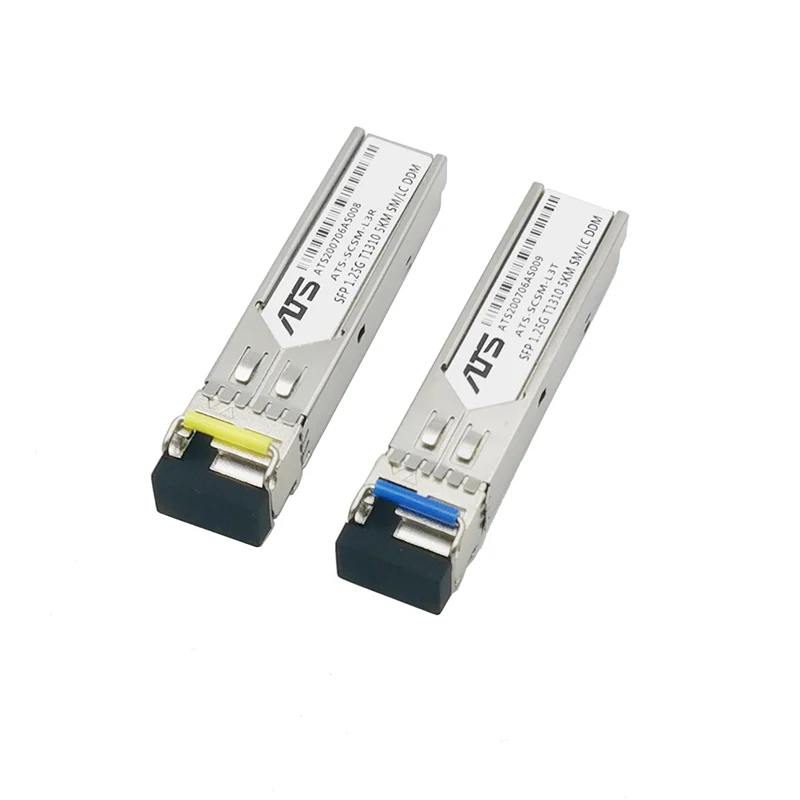 SFP Module 1.25G LC BiDi 1310nm/1550nm WDM switch SFP Transceiver module with Switch with DDM  Function Compatible with Mikrotik