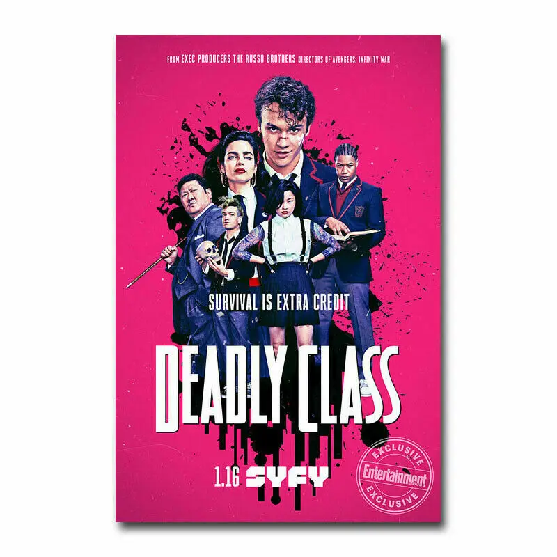 

Deadly Class American TV Series Silk Poster Wall Sticker Decoration Gift