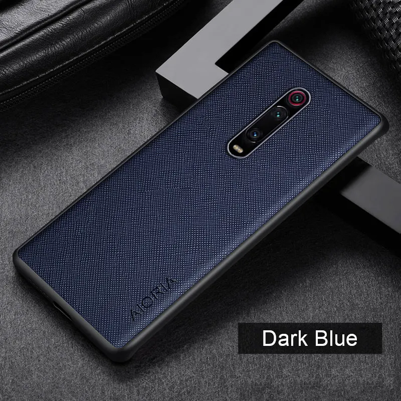 Case for Xiaomi Mi 9T Pro Redmi K20 Pro  funda cross pattern Leather cover Luxury coque for xiaomi mi 9t pro case Cover