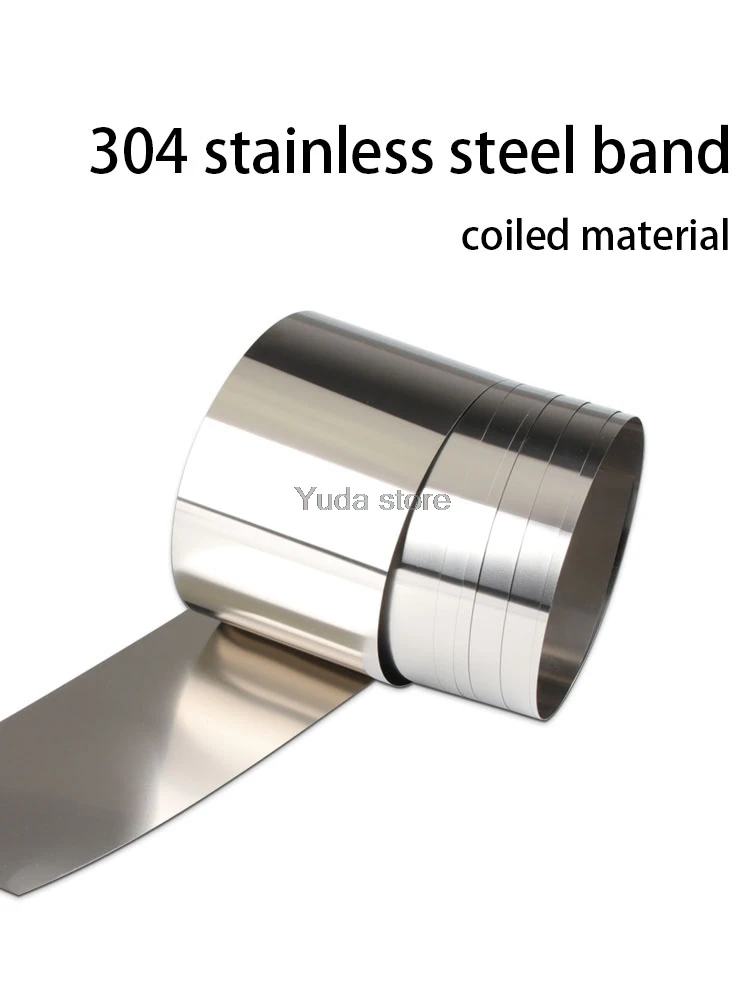 

1pc 304 Stainless Steel SS304 Thin Plate Stainless steel foil 0.05/0.06/0.07/0.08/0.09/0.1/0.15/0.2/0.25mm x 100mm x 1000mm