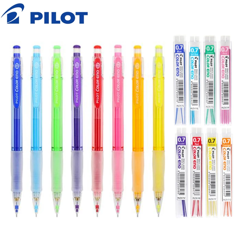 

8 Pcs/Lot Pilot HCR-197 Color Eno Mechanical Pencil Color Eno Mechanical Pencil Lead - 0.7 mm