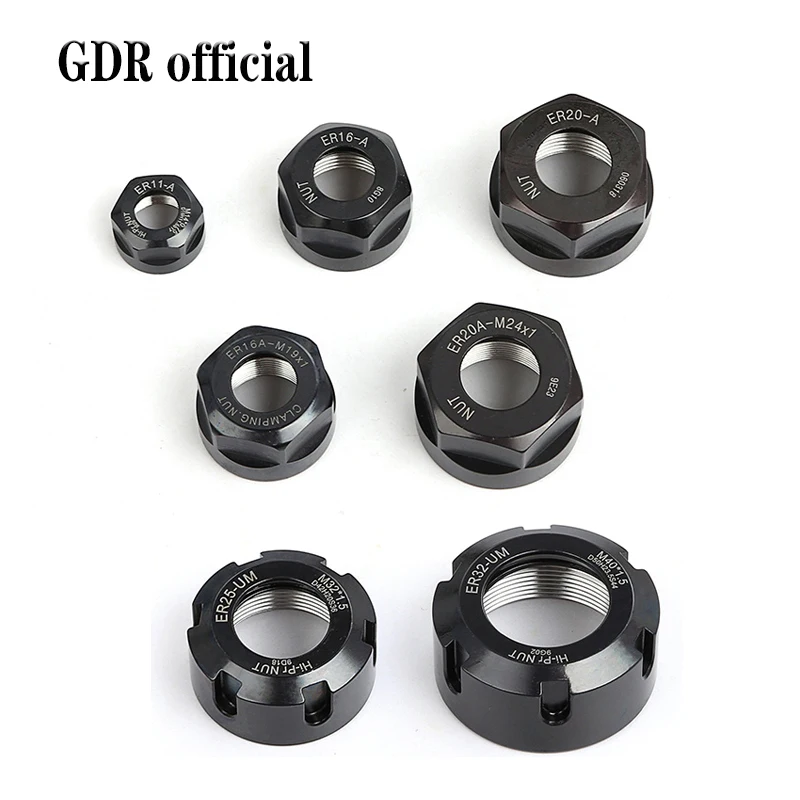 ER8 ER11 ER11 ER20 ER20 ER32 ER40 somun A M UM ER somun için ER11 somun ER somun ER collet ve aracı holde braketi aracı uzatma çubuğu