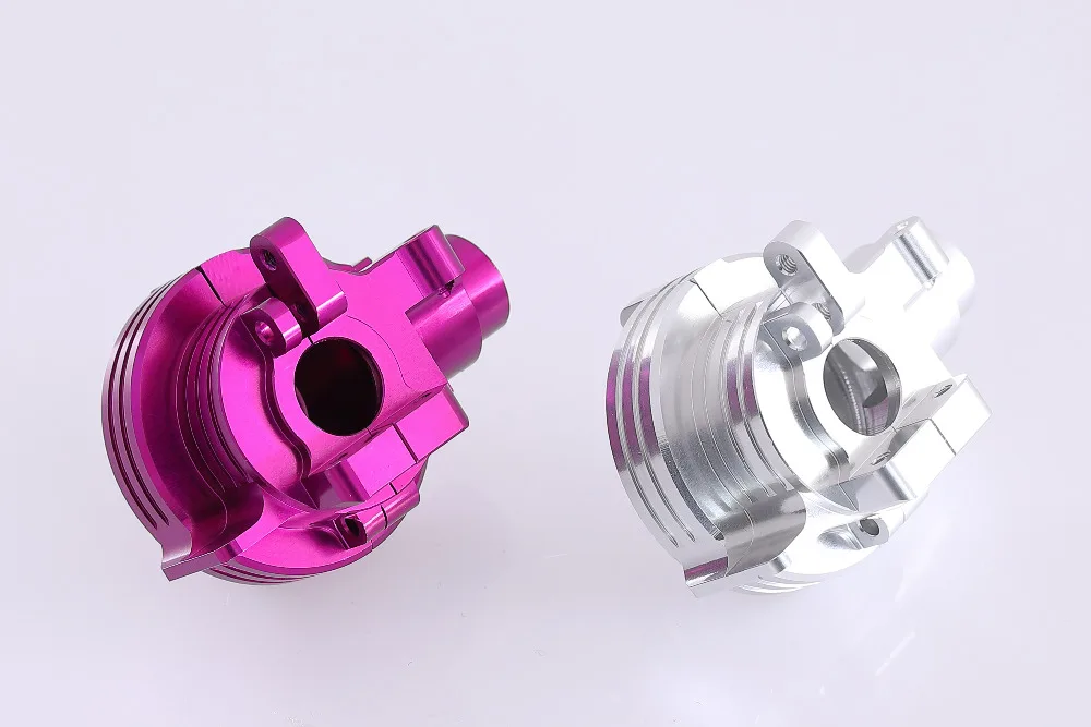 GTBRacing CNC Aluminium Getriebegehäuse für 1/10 RC Auto HPI RS4 III 3 Upgrade-Teil – Detail 2
