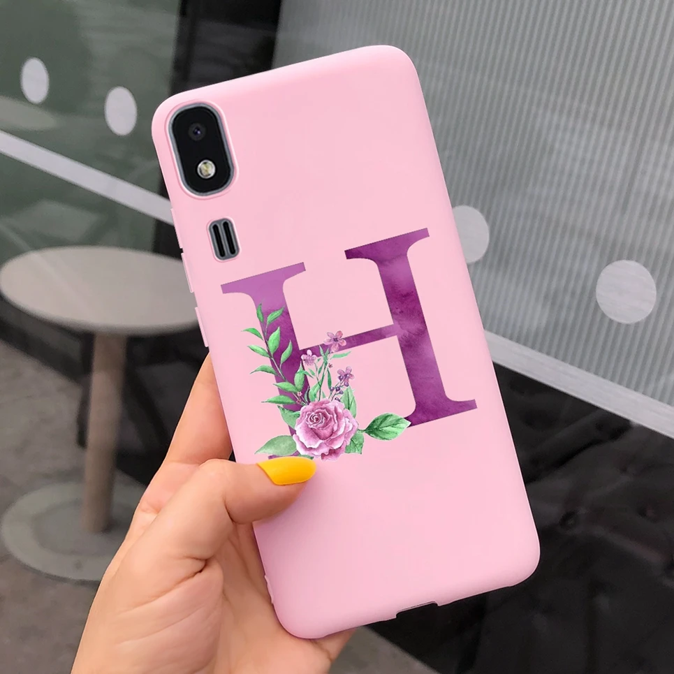 Silicon Case For Samsung Galaxy A02S SM-A025F Phone Cases Letter Back Cover For Samsung A 02 s A01 A2 Core Protective Funda Bag
