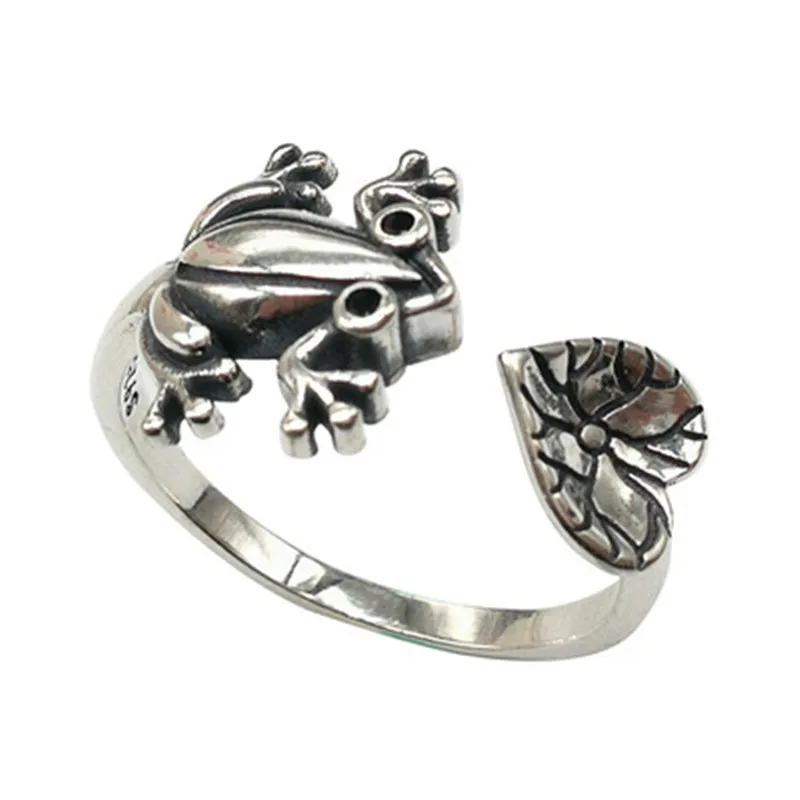 Vintage Chic Katzen-Tier-Knöchelringe für Frauen, Charmante Gothic Punk Frosch-, Hasen-, Oktopus-Offene Fingerringe, Modeschmuck – Detail 32