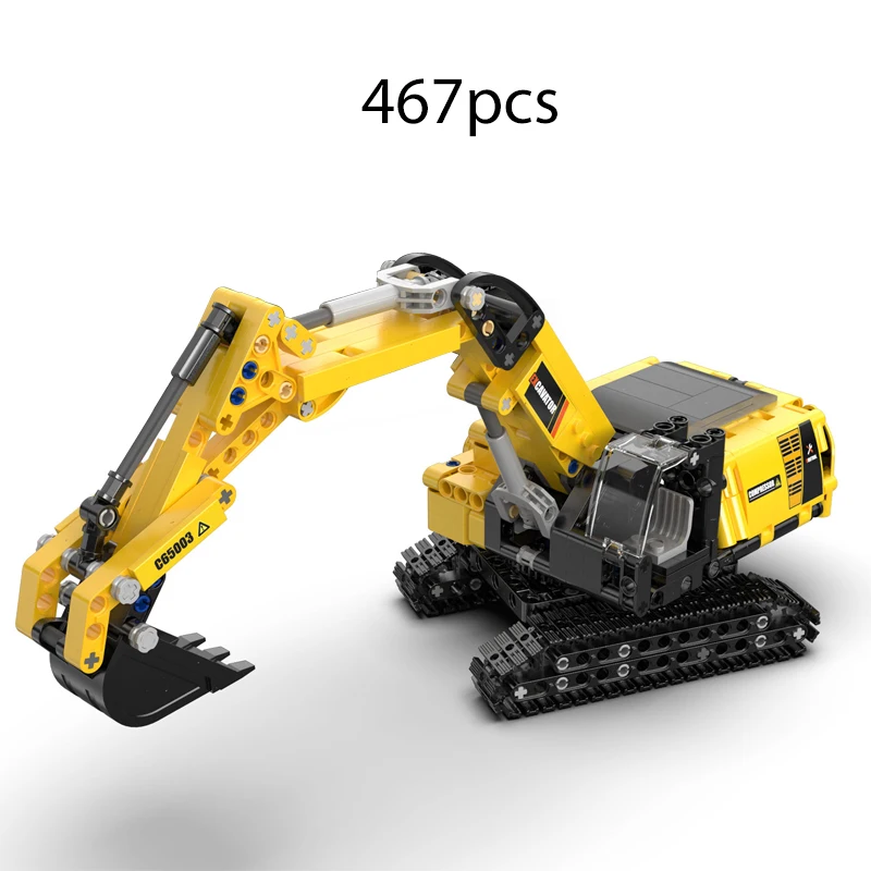 Cada 693Pcs Stadt WheelLoader Auto Schwere Bergbau Lkw Bausteine DIY Engineering Bagger Ziegel Spielzeug Für Kinder Geschenk
