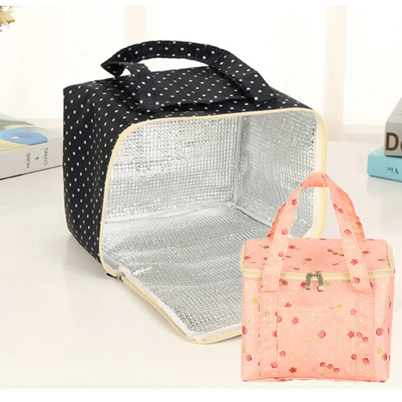 Large Capacity Oxford Cloth Insulation Lunch Bags Thermal Food Picnic Travel Portable Waterproof Women Men Cooler Tote Hangbag