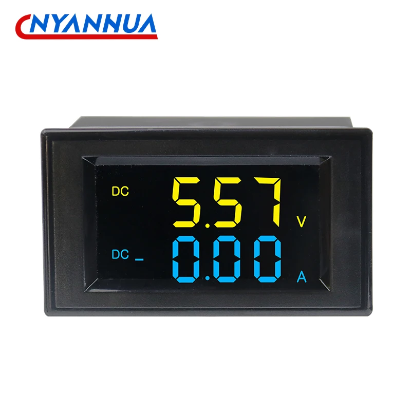 DC Ammeter Voltmeter Double Display Digital Display LCD High-definition Liquid Crystal Color Two-color Display D85-3051AG