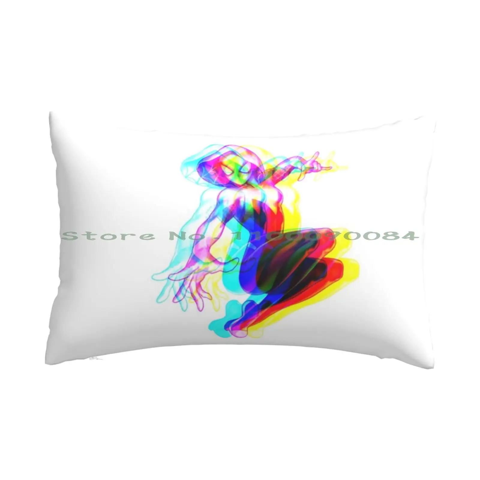 Glitched Spider Gwen Pillow Case 20x30 50*75 Sofa Bedroom Mcu Ghost Spider Spider Gwen Into The Spider Verse Gwen Stacy Super