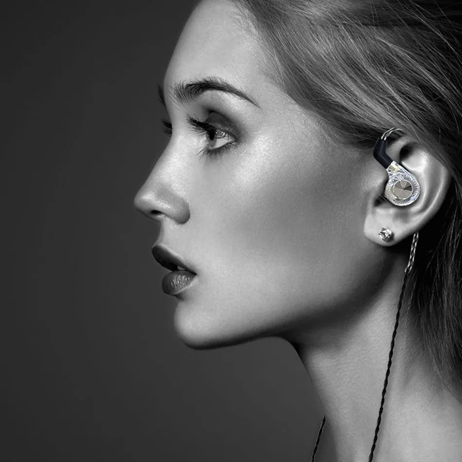 D1 HIFI MMCX auricolari Stereo potenti auricolari IEM 10mm dinamico su misura cuffie con cancellazione del rumore Monitor DJ cuffie per telefono