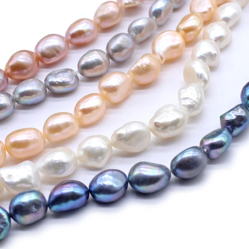 100% Natural Freshwater Pearl Beads Baroque Pearl Beads For Jewelry Making DIY Charm Pearl Bracelet Necklace 5-11mm Strand 15\'\'