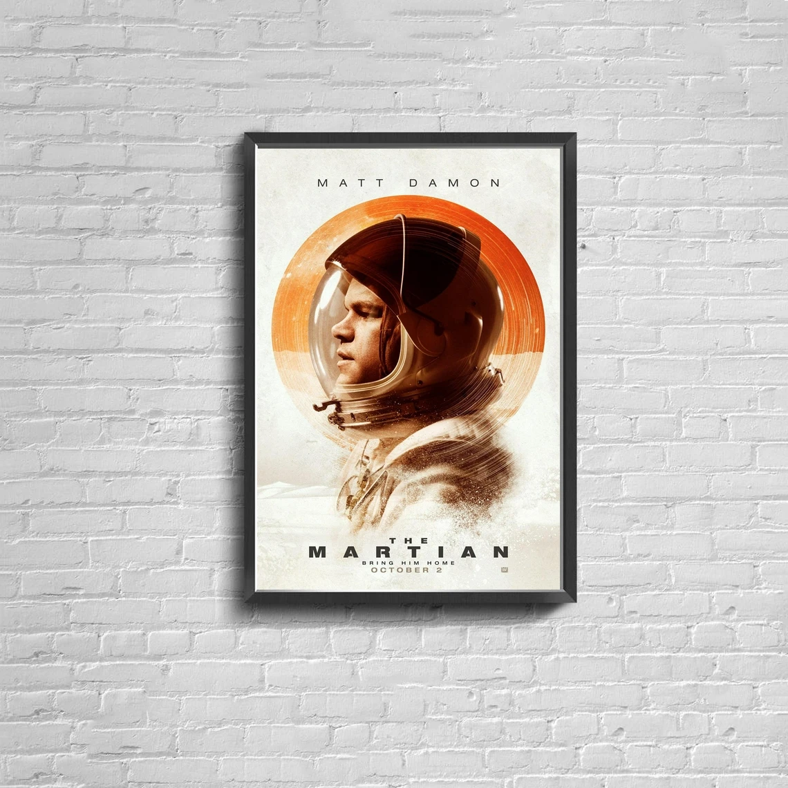 The Martian Movie Poster (2015) Canvas Print Home Vintage Wall Painting Decoration (No Frame)